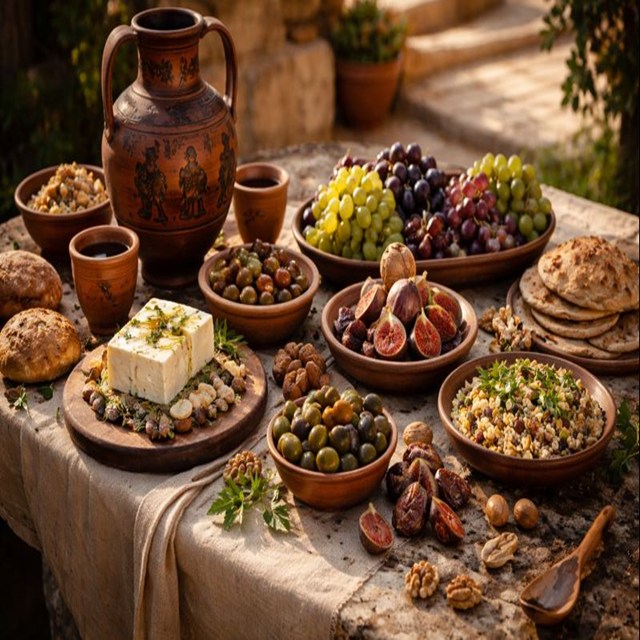 古代ギリシャの食卓